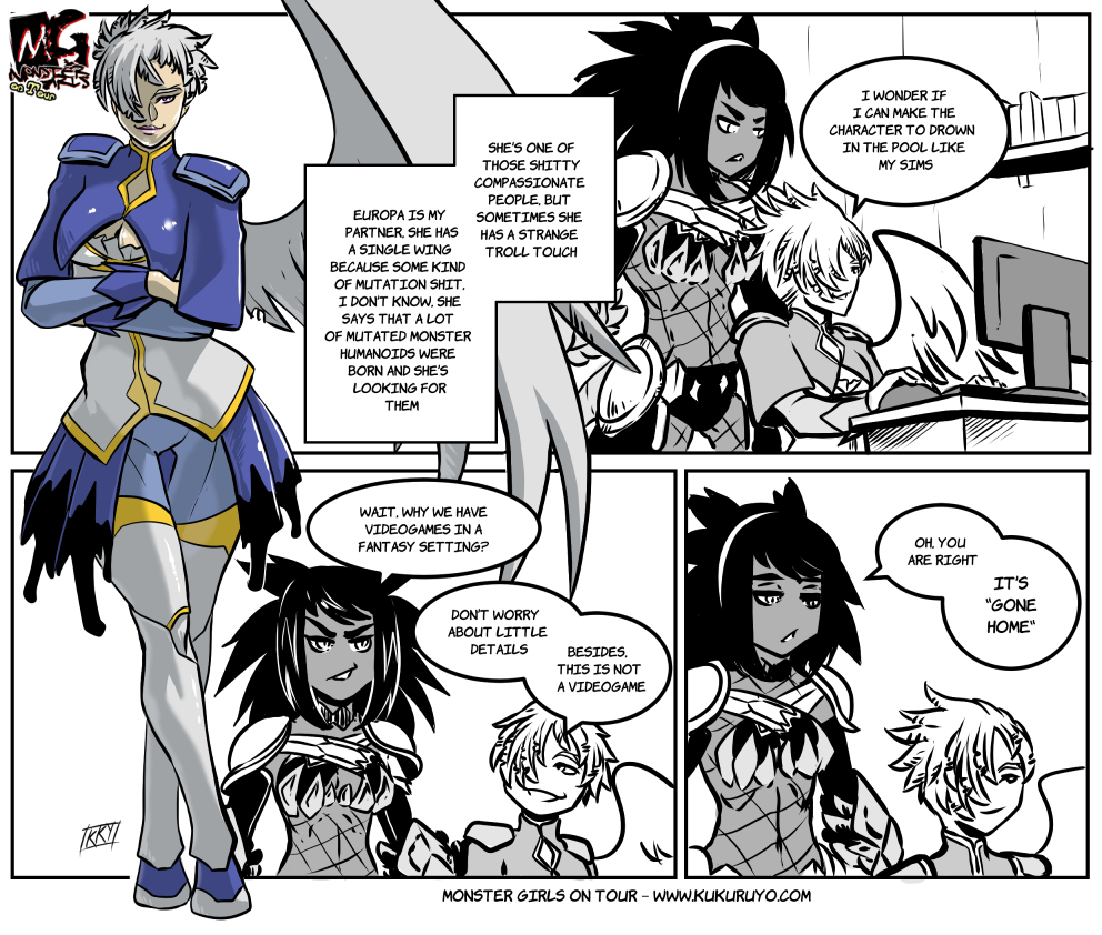 Monster girls on tour - Episode 3, Page 1: Page 003